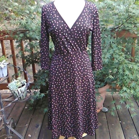 Nine and Co. Wrap Front Dress - Picture 1 of 7